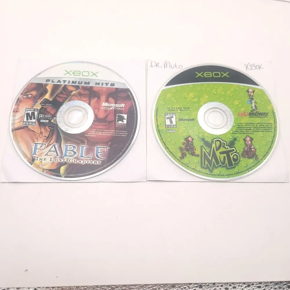 Xbox Lot of 10 Games 007 Need For Speed Halo Prince of Persia Fable ESPN